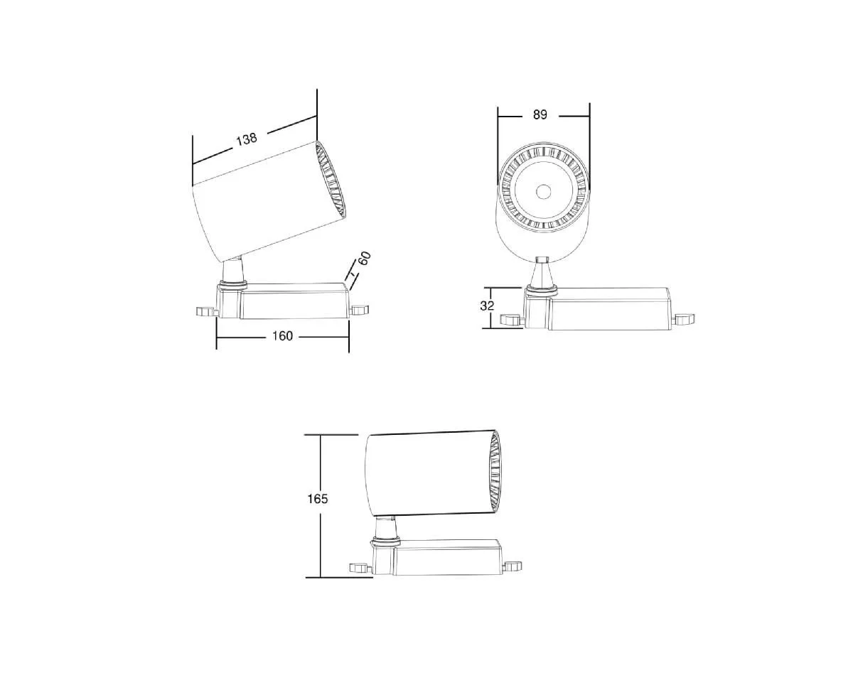 Трековый светильник Maytoni Technical TR029-3-30W4K-B купить в Томске –  «Описвет»